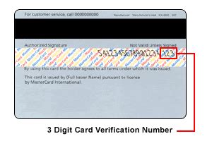 Find the number located on the front of your card. Credit Card Identification Number (CCID)