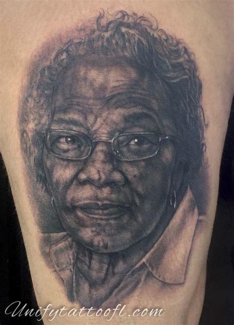 Bart Andrews Grandmother Portrait Tattoo