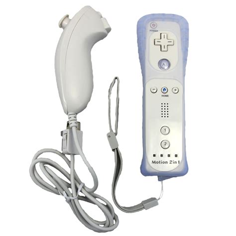 Nintendo Wii White Remote Controller Nunchuk Bundle Hexir New