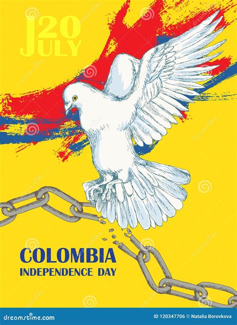Día De La Independencia Del ` S De Colombia 20 De Julio Día De Fiesta