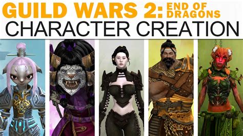 Guild Wars 2 Full Character Creation All Races Male And Female End
