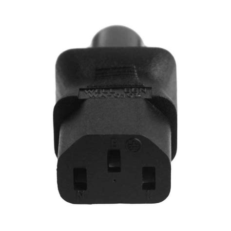 IEC Pin C Female To C Male Cloverleaf Plug AC Power Adapter Converter R EBay