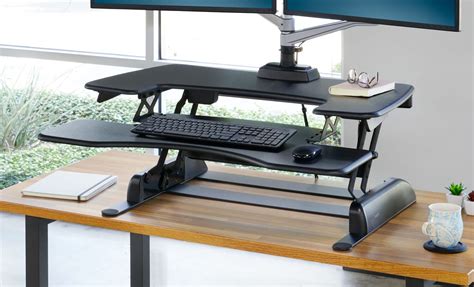 Office Varidesk Pro Plus 49900 36 Inch Adjustable Standing Desk Black