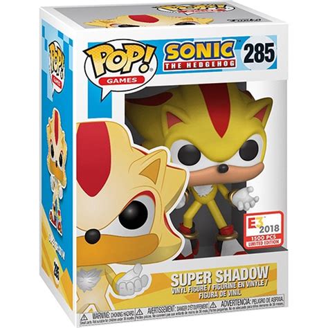 Funko Pop Super Shadow Sonic The Hedgehog 285