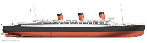 Queen Mary 1936 — Oceanliner Designs And Illustration