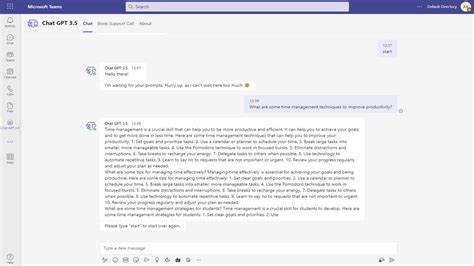 Discover Chat GPT App In Microsoft Teams