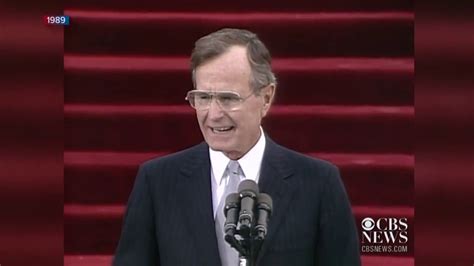 George H W Bush Inaugural Address Jan 20 1989 Without Any Silent