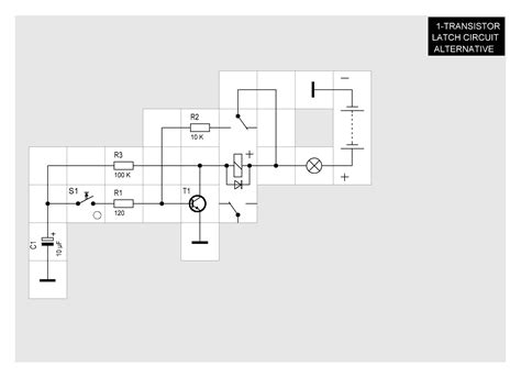 1 Transistor Latching Circuit The Universe Of The Lectron System