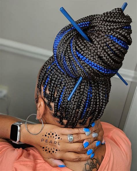 Knotless Box Braids With Color Officialnibht