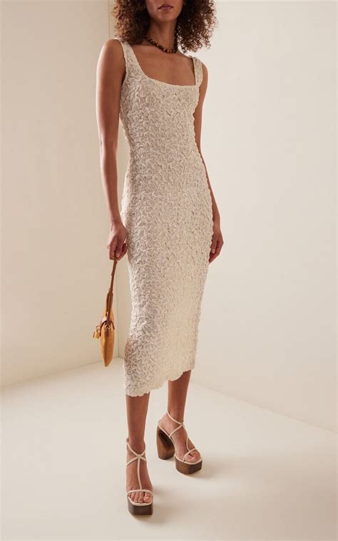 Sloan Smocked Midi Dress By Mara Hoffman Moda Operandi Fashion Mara Hoffman New York Outfit