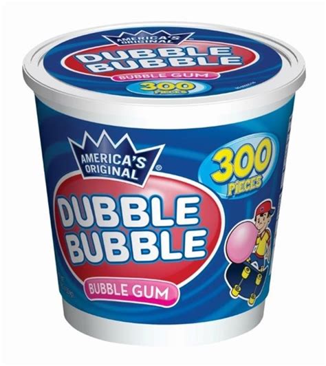 Tri C Club Supply Gum And Snacks Dubble Bubble Original Flavor Bucket