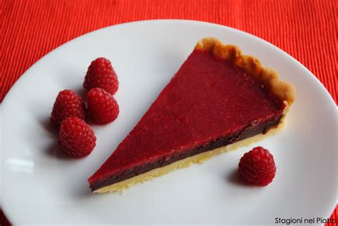 Crostata al cioccolato e lamponi - Stagioni nel Piatto