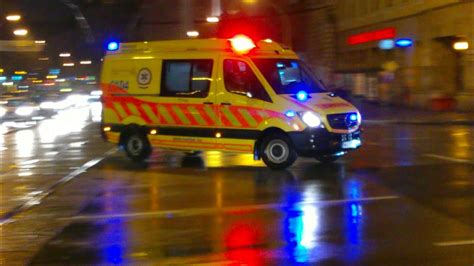 Nincs az országos mentőszolgálatban az a mentőtiszt akinek a történetével kampányol az mszp. OMSZ AMBULANCE RESPONDING - YouTube