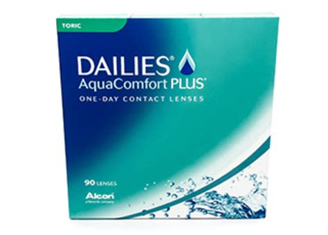 Dailies AquaComfort Plus Toric 90 Pack Daily Disposable Contact Lenses
