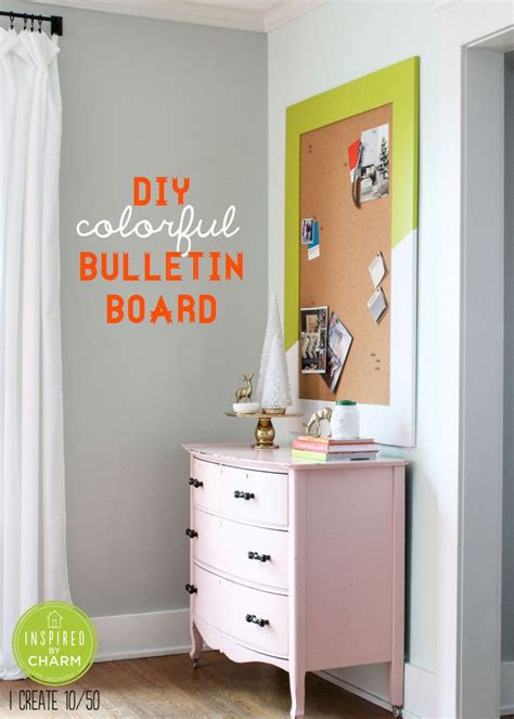 Diy Colorful Bulletin Board Inspired By Charm Diy Home Decor Diy