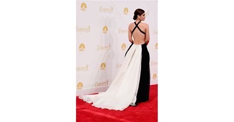 Lizzy Caplan Sexiest Dresses At Emmys 2014 Popsugar Fashion Photo 3