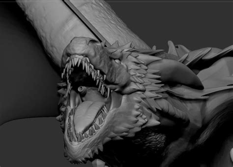 3d Printable Model Drogon From Game Of Thrones Cgtrader