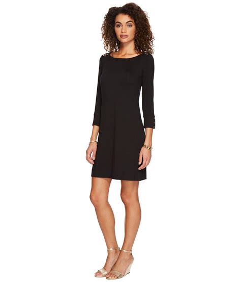 Lilly Pulitzer Synthetic Upf 50 Sophie Dress In Onyx Black Lyst