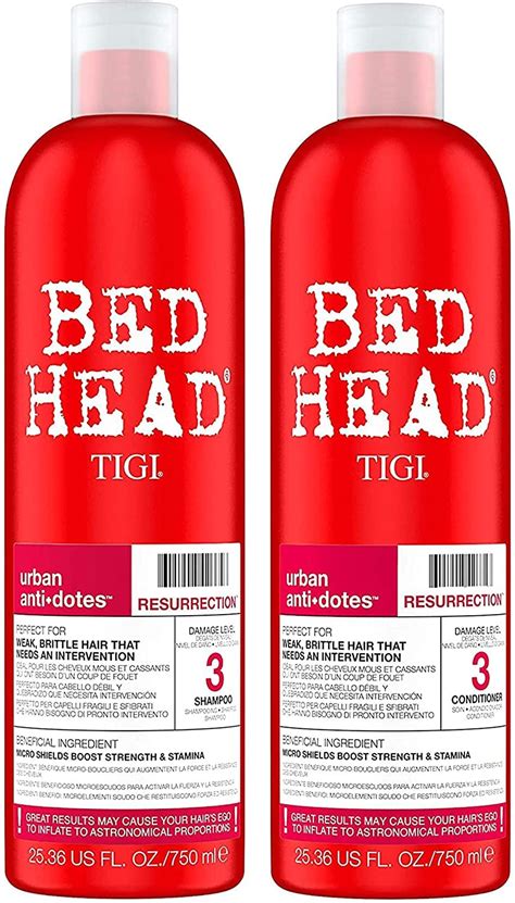 Tigi Bed Head Duo Urban Antidotes Resurrection Set Shampoo Ml