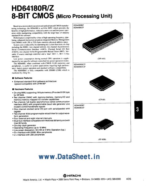 Hd R Data Sheet Hitachi