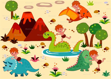 Cartoon Dinosaurs Wallpaper