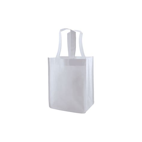 White Xs Non Woven Tote Bag 8x5x10 Enviropackaging