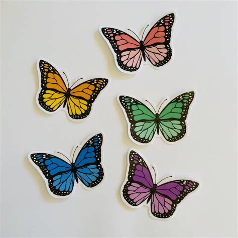 Classic Butterfly Aesthetic Stickers Trendy Stickers Vsco Stickers