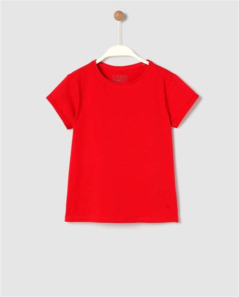 Camiseta De Niña Lisa Roja · Freestyle · El Corte Inglés