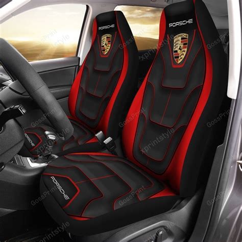 Porsche Car Seat Cover Set Of 2 Ver 13 Jamestees Store