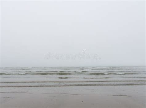 Mist And Fog On The Sea And The Beach Stock Photo Image Of Beach