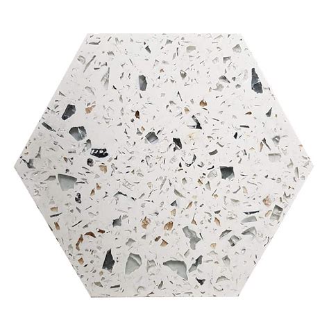 Dila Mtht825 Pre Sealed Hexagon Cement Tiles Motif Tile