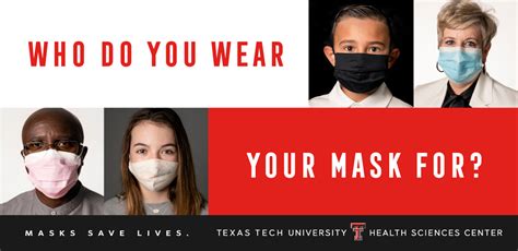 Masks Save Lives Texas Tech University Health Sciences Center