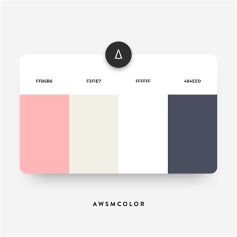 Pink And Grey Color Shades Palettes Combinations Schemes Flat Color