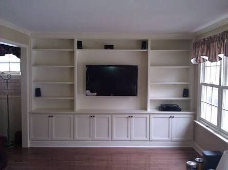 It's a very nice addition to the living zone and family room. Image result for custom tv cabinets built in | Built in ...