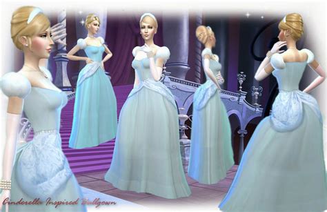 Mythical Dreams Sims 4 Cinderella Inspired Ballgown