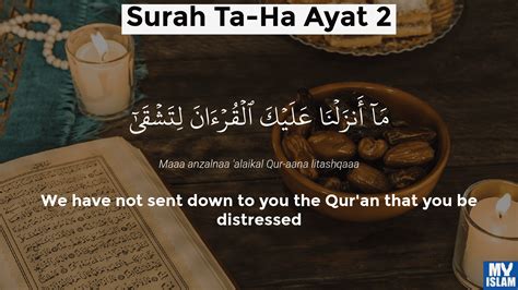 Surah Ta Ha Ayat 2 202 Quran With Tafsir My Islam
