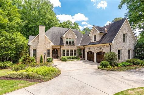 Newly Listed Buckhead Mansion Beautifully Blends European Elegance With
