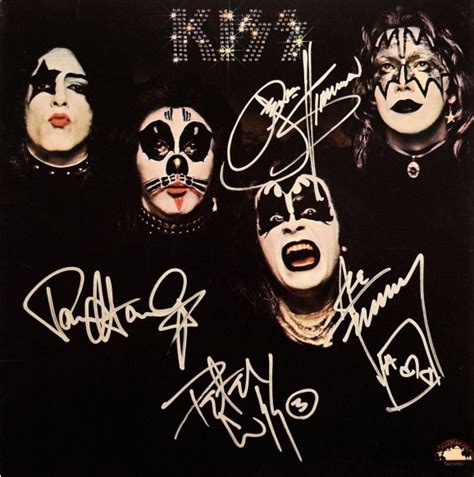 Reprint Kiss Paul Stanley Gene Simmons Signed 8 X 10 Glossy Photo