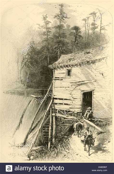 Old Mill Reemss Creek 1872 Water Mill On Reems Creek A