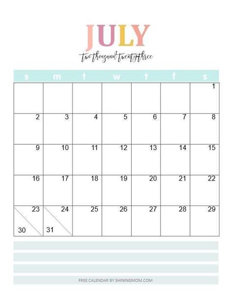 2023 Calendar Printables List Best Free Calendars For You In 2022