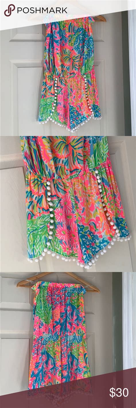 Lilly Pulitzer Romper Beautiful Like New Romper By Lilly Pulitzer
