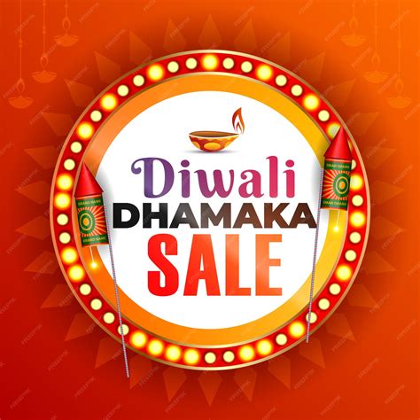 Premium Vector Happy Diwali Festival Dhamaka Sale Banner Design
