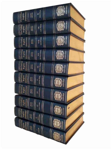 Buy The Oxford English Dictionary 20 Volume Set Book Rare Books Finder