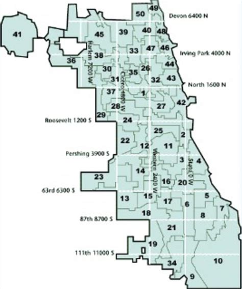 47th Ward Chicago Map And Zip Code Map