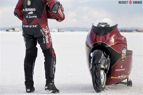 If travelling long distances, the ohlins coil overs will have been replaced by solid arms. Indian Motorcycle celebrates Burt Munro's - RocketGarage ...