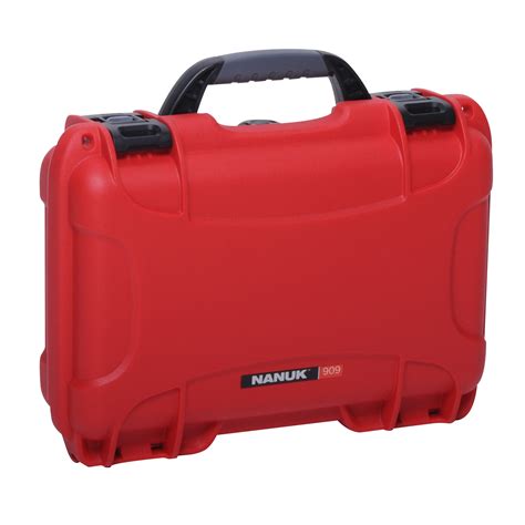 Waterproof Hard Plastic Case 909 Medium Red Mfasco Health And Safety