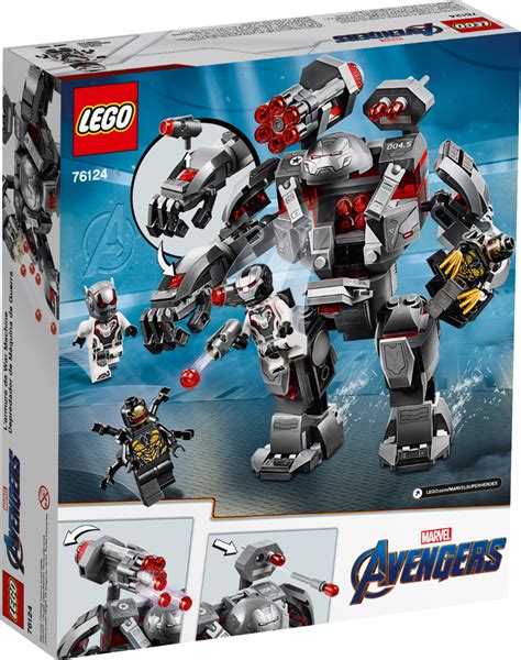Lego Marvel Super Heroes War Machine Buster 76124 76124 Best Buy