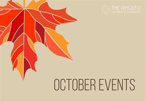 9 October Events The Whole U