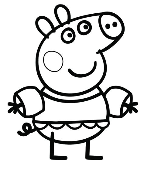 You can see peppa and her her family playing in the muddy puddles. Coloring Pages: Free Peppa Pigpeppa Pig Coloring Pages ...