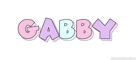 Gabby Logo Free Name Design Tool From Flaming Text